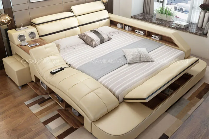 Thiết kế đa chức năng giường ngủ massage thông minh GSB25