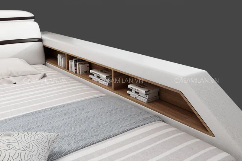 Ngăn chứa đồ giường ngủ massage thông minh GSB25