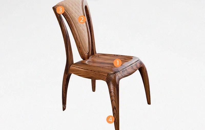 Bộ bàn ghế ăn gỗ sồi tân cổ điển BA3101