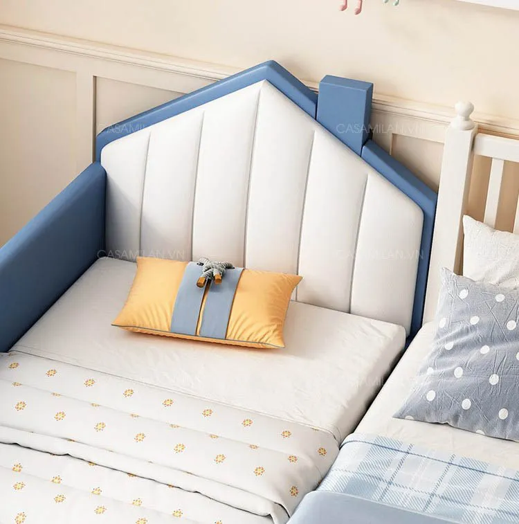 Giường ngủ cho trẻ em dễ dàng ghép với giường của bố mẹ
