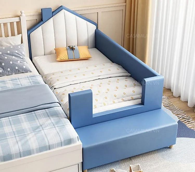 Giường ngủ trẻ em thiết kế hiện đại an toàn