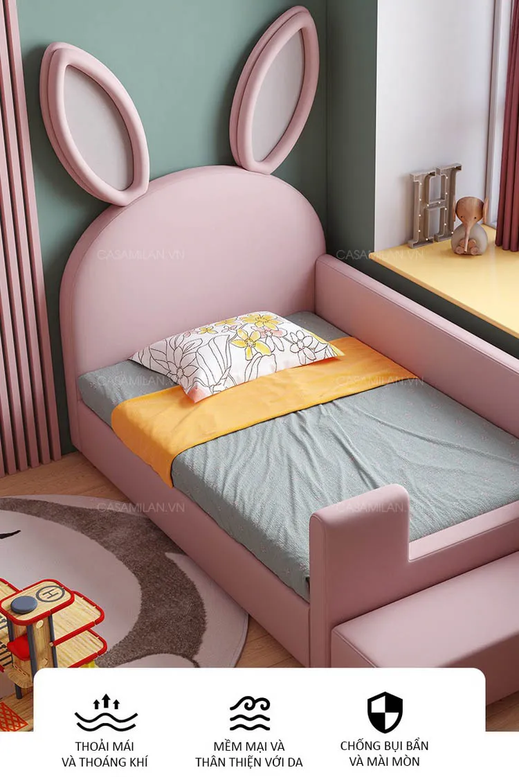 Giường ngủ trẻ em nhỏ gọn tiết kiệm diện tích
