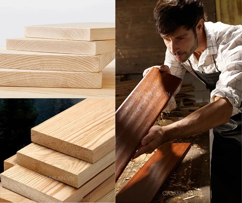 chất liệu gỗ tự nhiên