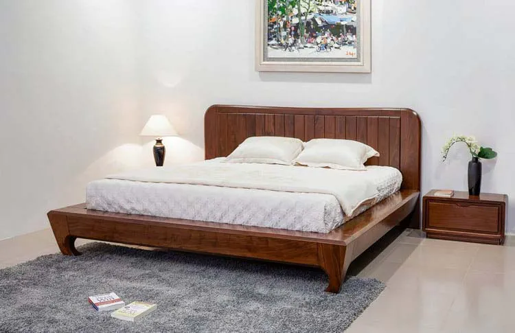 Giường ngủ gỗ tự nhiên cao cấp tại Casamilan