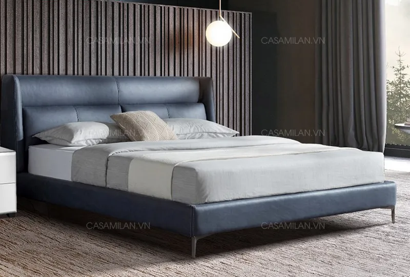 Khung giường gỗ cao cấp chắc chắn