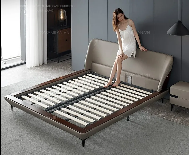 Khung dát giường gỗ cao cấp bền đẹp
