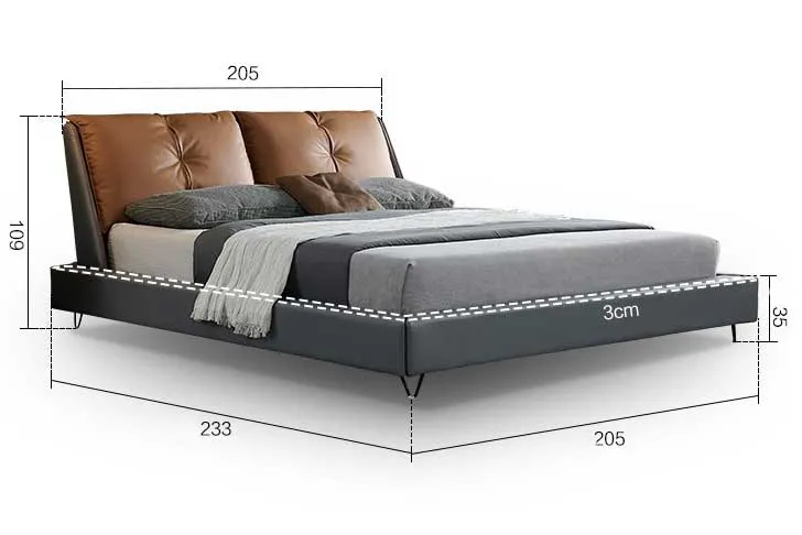 Kích thước giường ngủ phù hợp với phòng ngủ hiện đại
