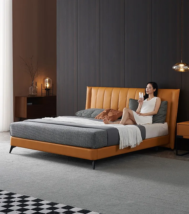 Giường da thiết kế hiện đại nâng tầm cho phòng ngủ của bạn