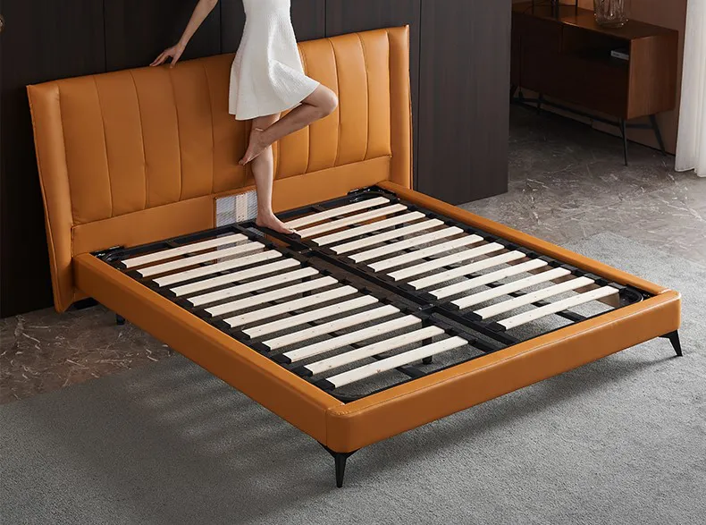 Khung giát giường gỗ tự nhiên vững chắc