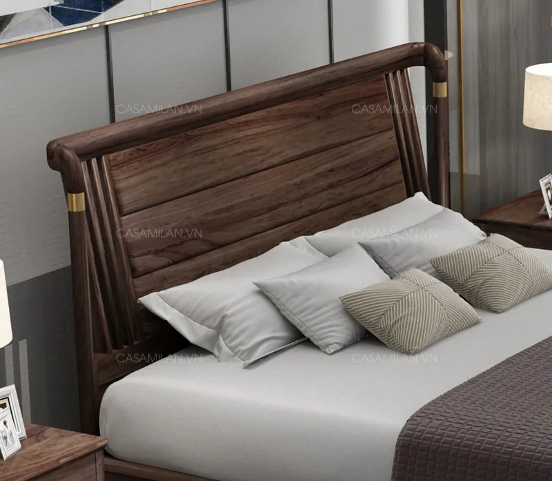 Đầu giường gỗ thiết kế sang trọng tinh tế