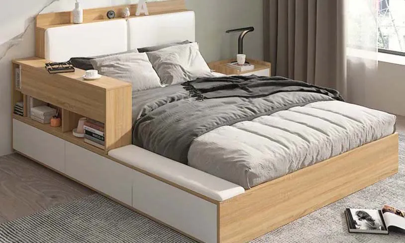 Tìm hiểu mẫu giường ngủ gỗ công nghiệp hiện đại cao cấp