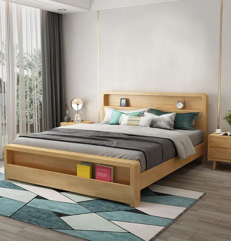 Ưu điểm của giường ngủ gỗ sồi hiện đại