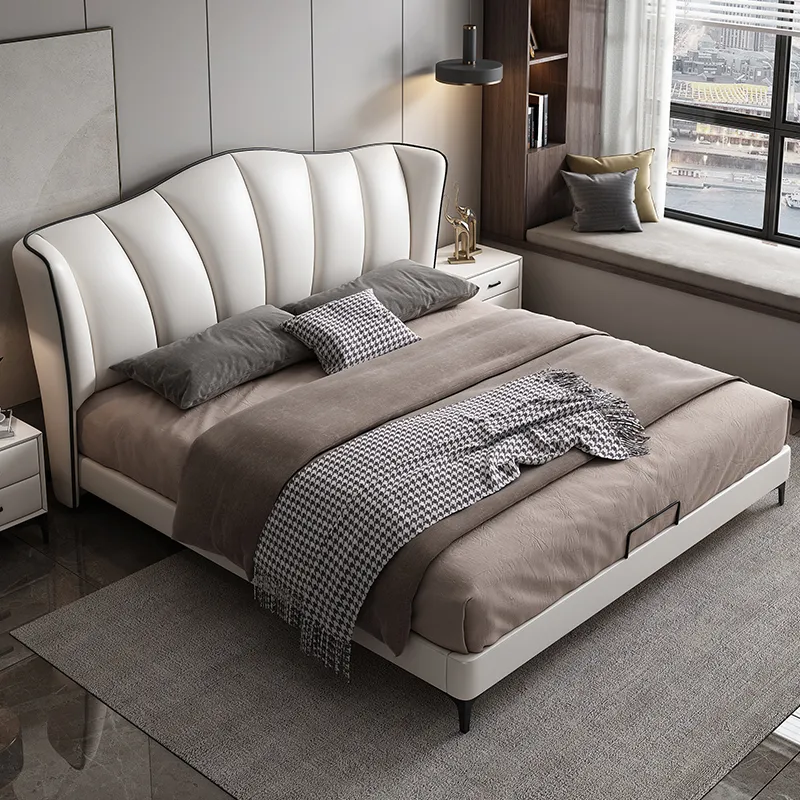 Giường ngủ bọc da cao cấp phù hợp với không gian nội thất