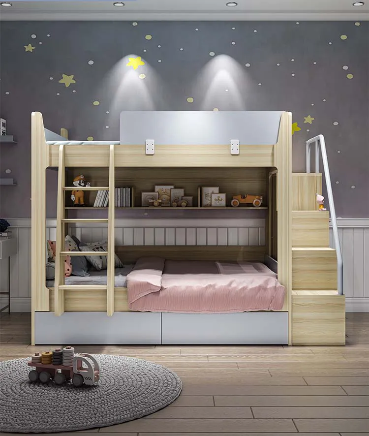 Giường tầng thông minh cho trẻ em tiết kiệm diện tích