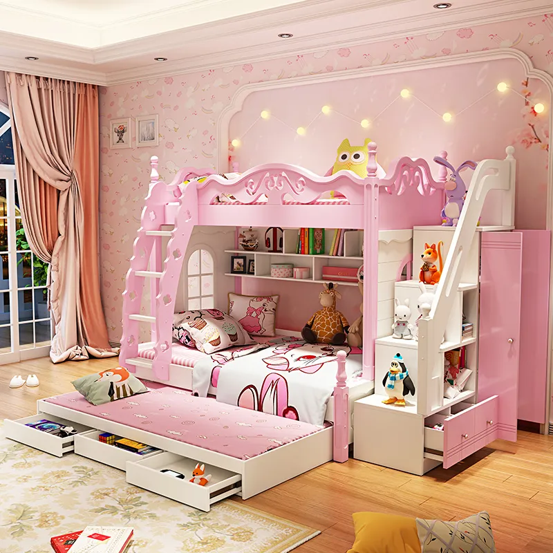 Giường công chúa 2 tầng cho bé gái