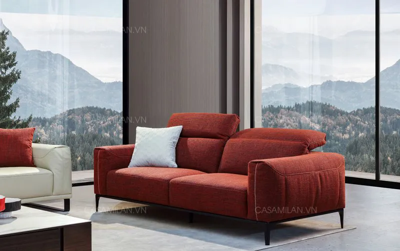 Kết hợp sofa văng 2 chỗ với màu sắc hài hòa