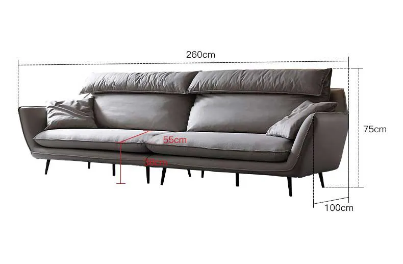Kích thước ghế sofa da SF1238