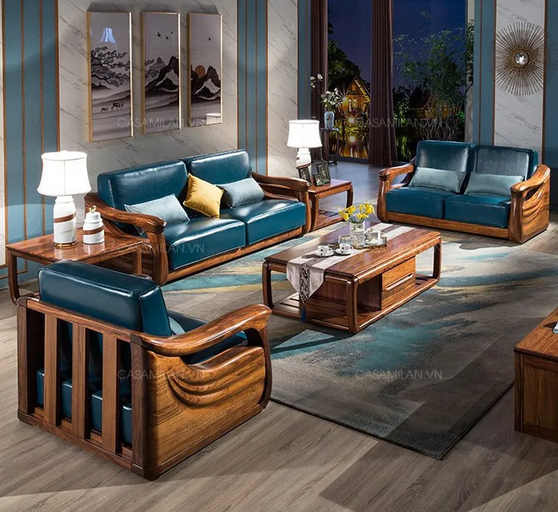 sofa gỗ đa năng