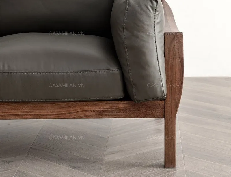 thiết kế sofa gỗ đơn giản